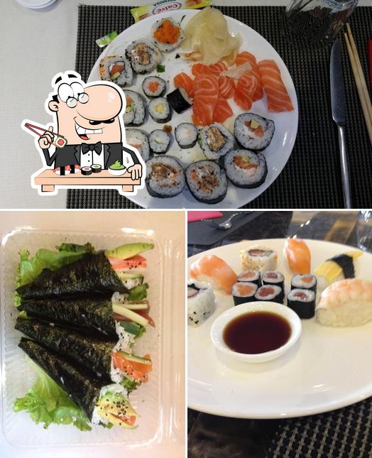 Elige uno de sus distintos tipos de sushi