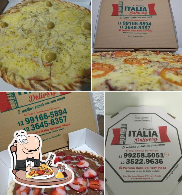 Peça diferentes tipos de pizza