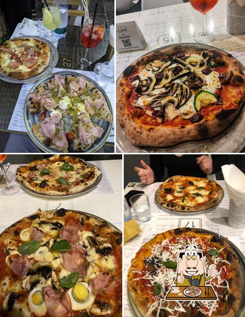 A Le Quinte Gourmet Pizza, vous pouvez essayer des pizzas