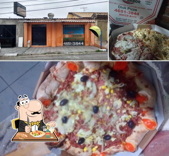 A imagem a Bom Sabor Pizzaria’s comida e exterior