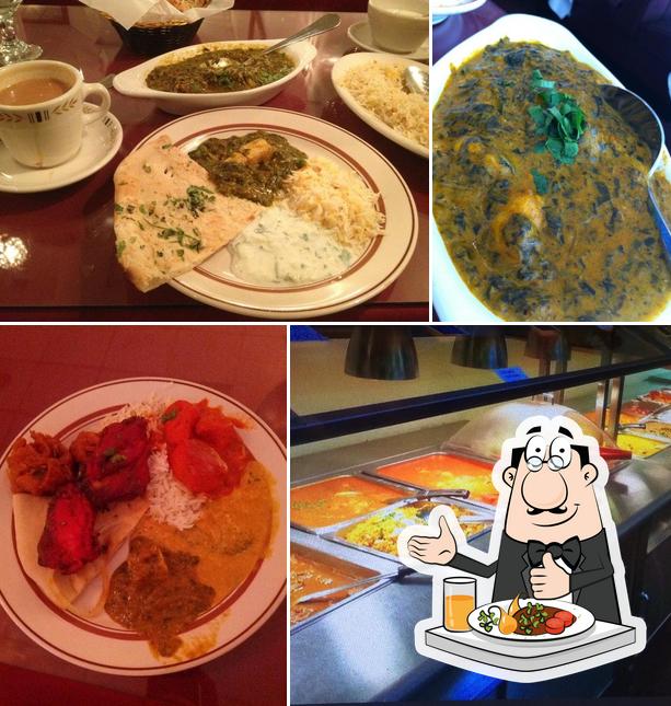 Food at Bombay Flames Indian Restaurant & Bar