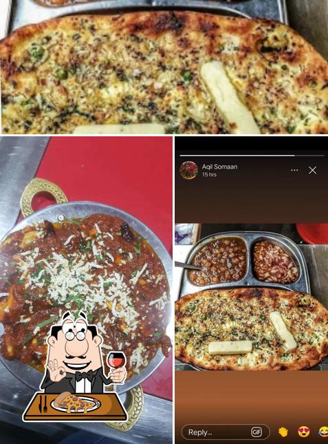 Order pizza at Laajawab Punjabi Veg