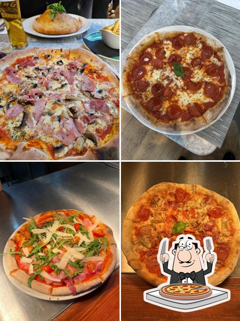 Get pizza at Bella Ischia