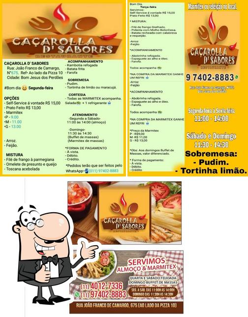 Look at this image of Restaurante Caçarolla D'Sabores