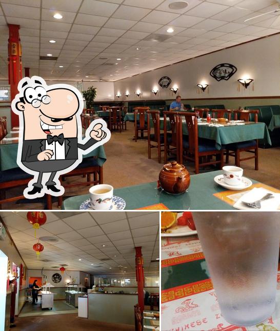 This is the image showing interior and beverage at China Doll 2