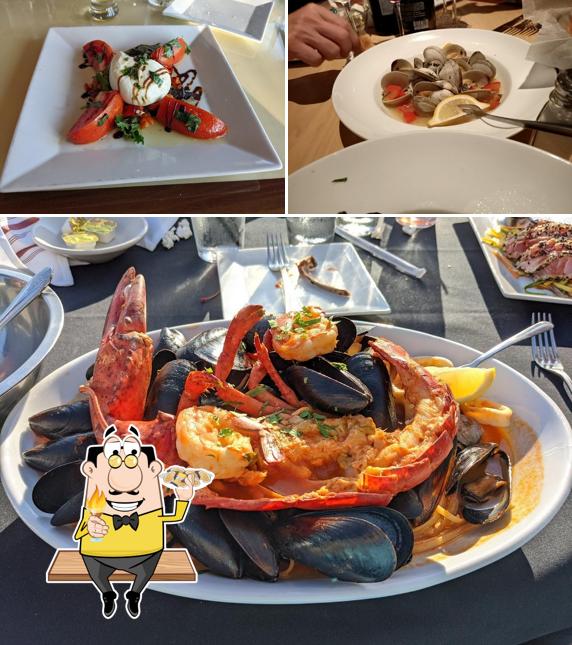 LaBarca offers a selection of seafood items