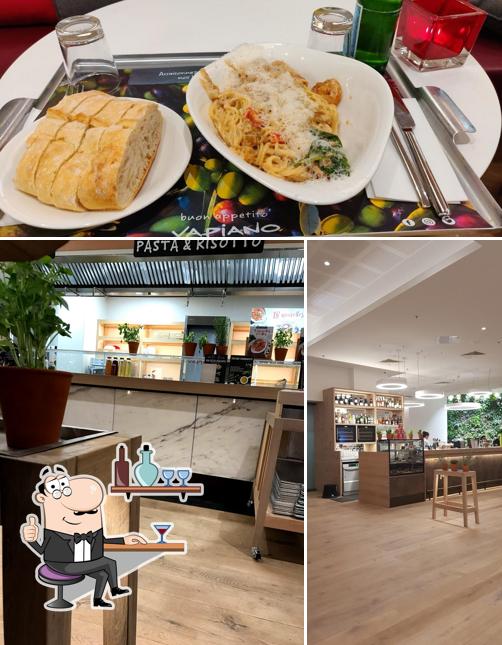 Las imágenes de interior y comida en Vapiano Plan de Campagne Pasta Pizza Bar