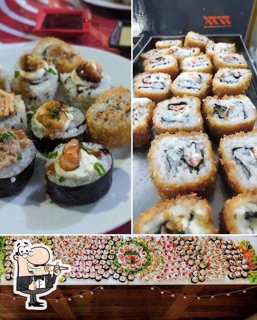 Prove diversas opções de sushi