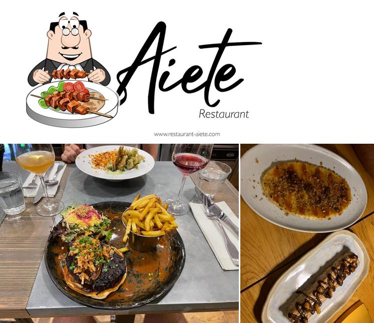 Plats à Restaurant Aiete Biarritz