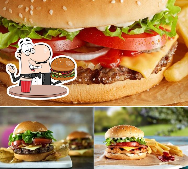 Try out a burger at Hungry Jack's Burgers Smith Street