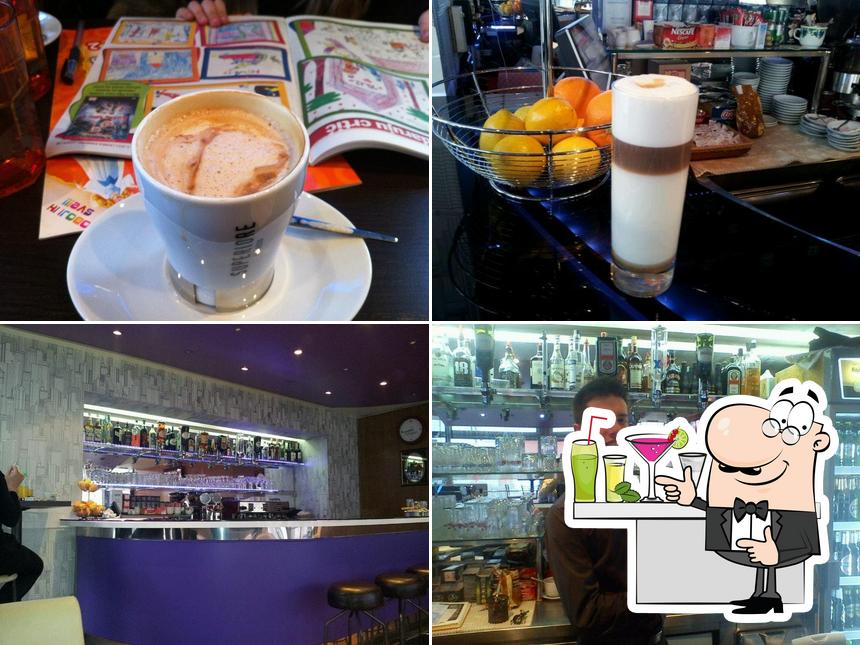 Tra le diverse cose da Caffe Bar Atlantis si possono trovare la bancone da bar e bevanda