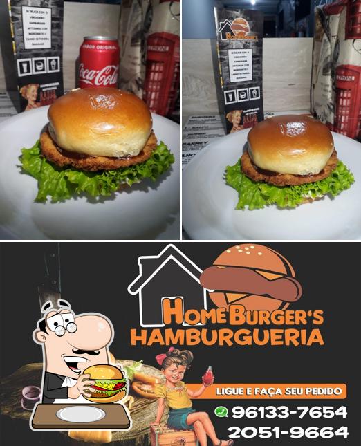 Get a burger at HomeBurgers Itaquera