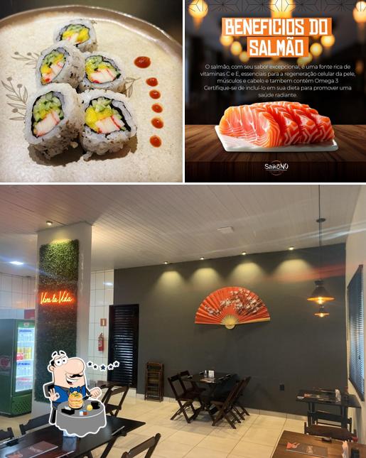 A ilustração do SaikoNo Sushi Bar Quirinópolis - GO’s comida e interior