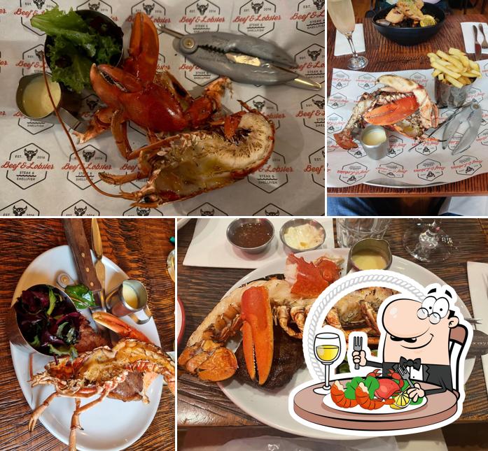 Try out various seafood dishes offered by Beef & Lobster