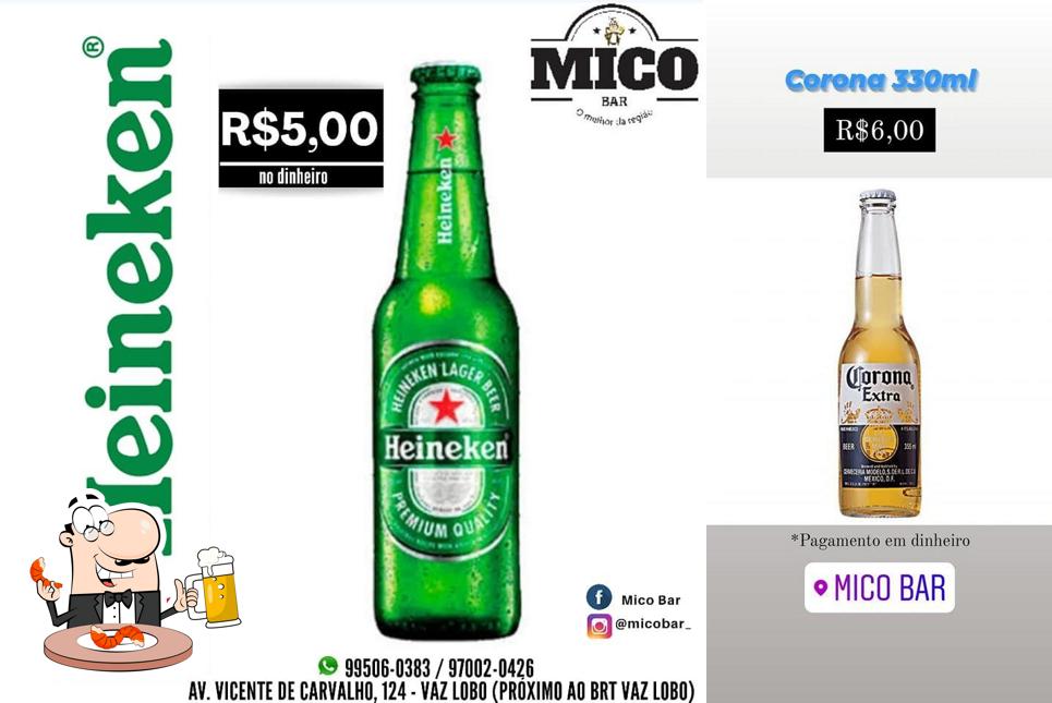 Mico Bar fornece uma opção de cervejas