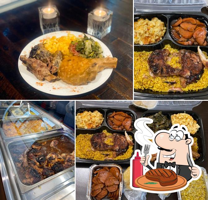 Mr. Jack's Soul On The Go provides meat dishes