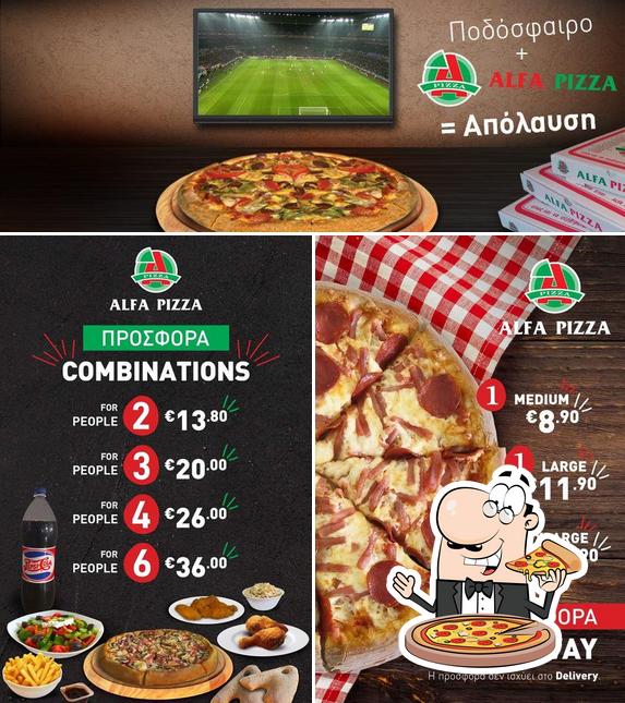 Essayez des pizzas à Alfa Pizza Aglantzia