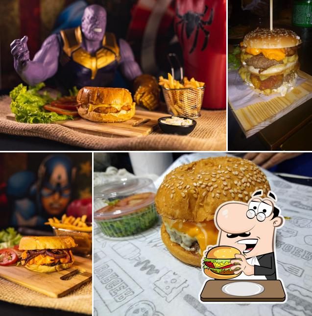 Os hambúrgueres do Avengers Burger irão saciar uma variedade de gostos