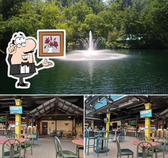 This is the image depicting interior and exterior at Cleveland Metroparks Zoo - Food Court