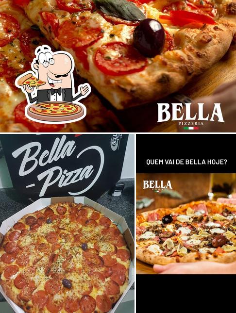 Peça pizza no BELLA PIZZA