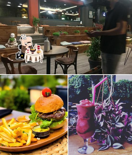 Among different things one can find food and interior at Bellis Ankara Cafe & Pub