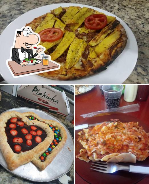 Comida em Plakinha Pizzaria Santaluz