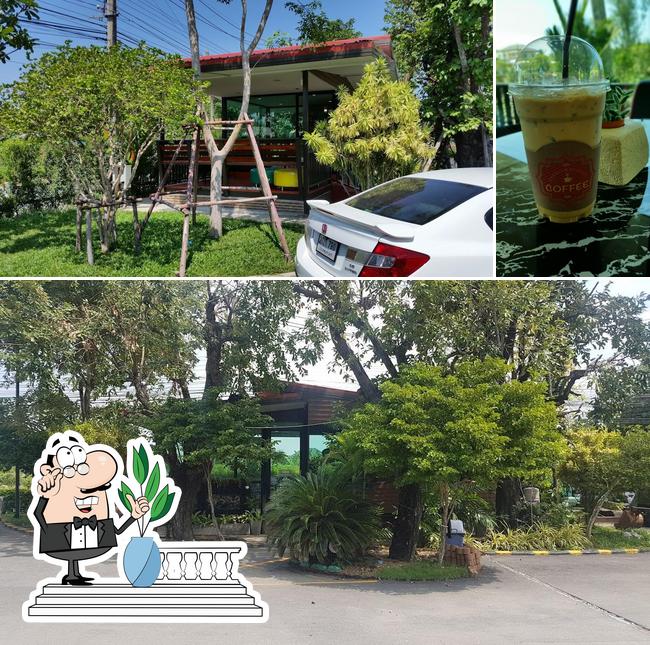 This is the image displaying exterior and beverage at UMBER STORY CAFE