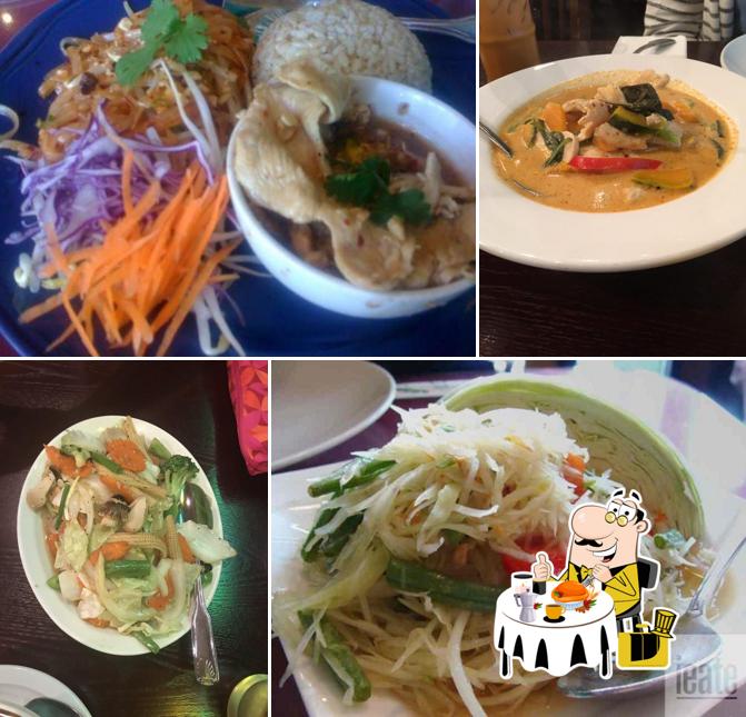 Meals at Rom Mai Thai Restaurant