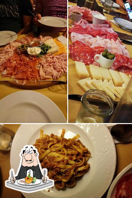 Еда в "Osteria delle Donzelle"