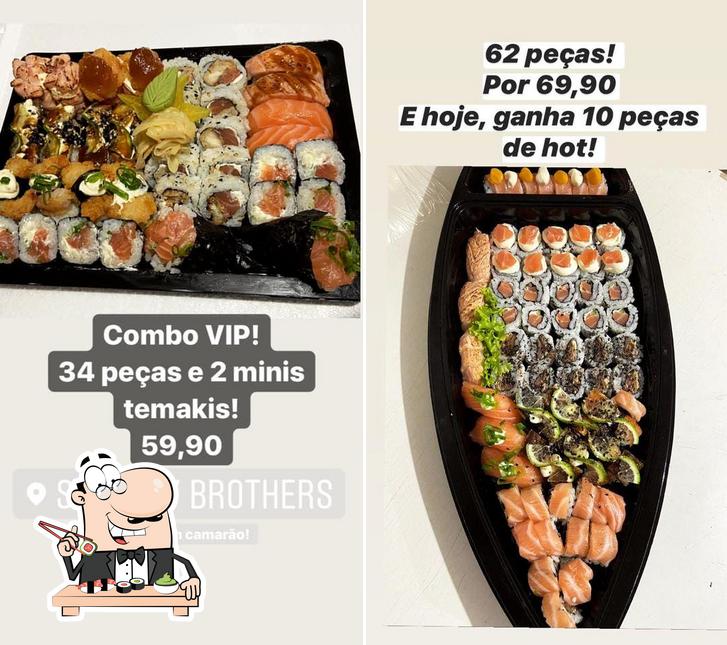 Presenteie-se com sushi no Sushi By Brothers