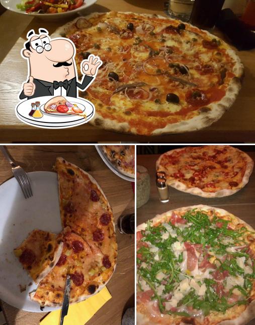 Probiert eine Pizza bei Colosseo