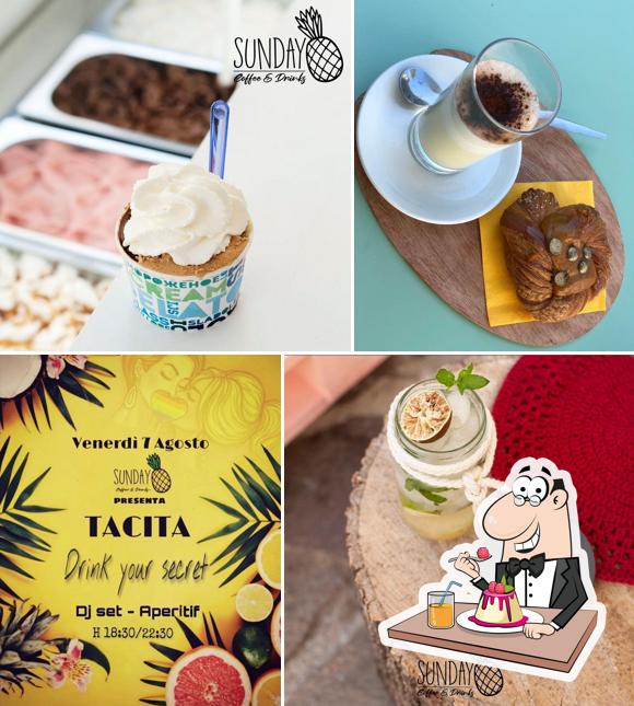 Sunday Coffee & Drinks offre un'ampia selezione di dessert