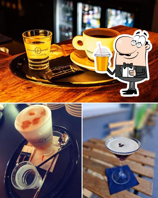 Enjoy a beverage at Esesko caffe & bar