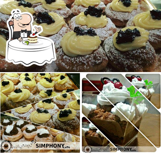 Bar Simphony propone un'ampia selezione di dolci