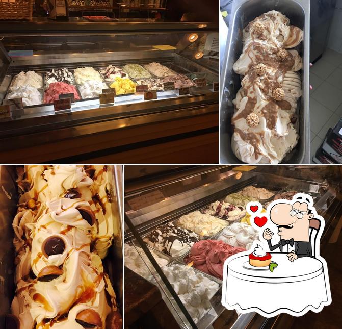 Eiscafé Antifora propose une sélection de desserts