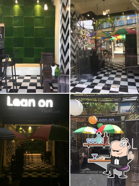The interior of Lean On Cafe