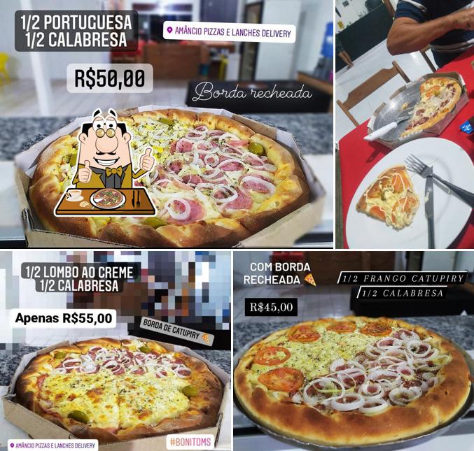 Elige una pizza en Amancio Pizzas, Lanches, Porções, Refeições, Açaí