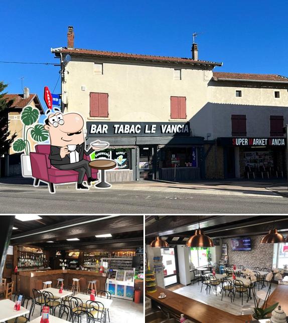 L’image de la intérieur et extérieur de Bar-tabac-PMU-Loto Le Vancia’s