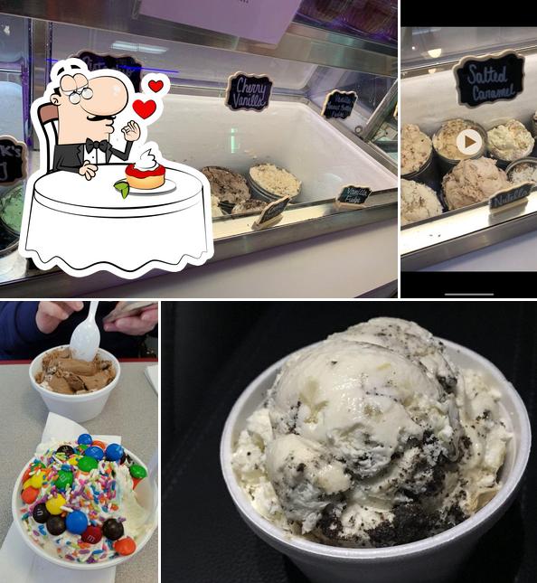 "Coyles Homemade Ice Cream" предлагает большое количество десертов
