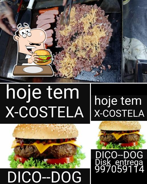 Hambúrguer em Dico Dog