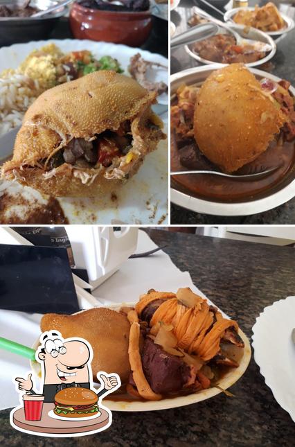 Experimente um hambúrguer no Buchada do Galego