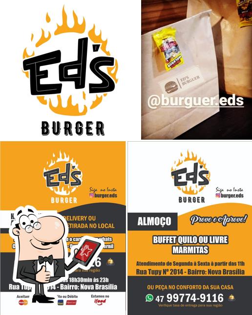 See the image of Ed's Burger