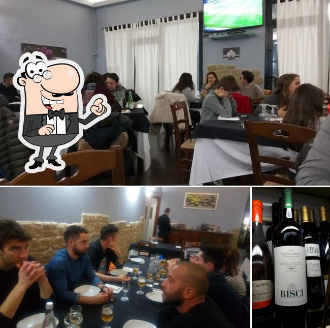 La interni e alcol del ristorante