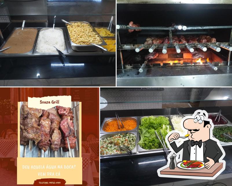 Platos en Restaurante Souza Grill Self Service Marmitex Churrasco Buffet a Vontade