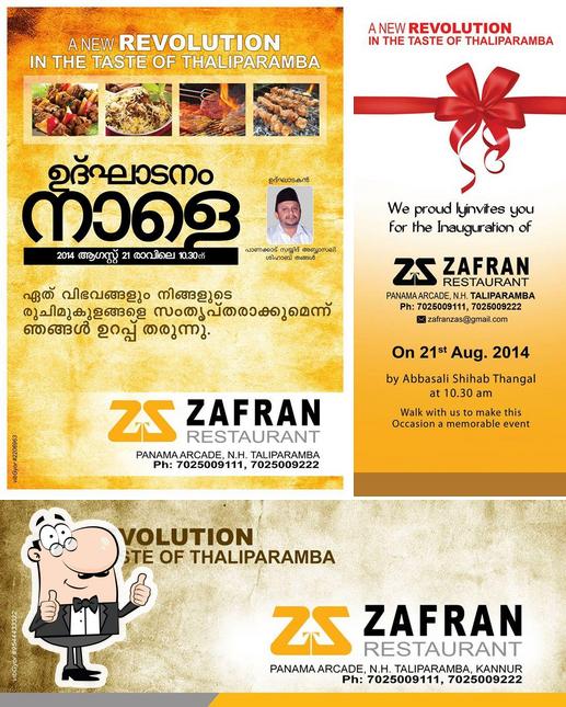 Look at this image of Zafran Restaurant