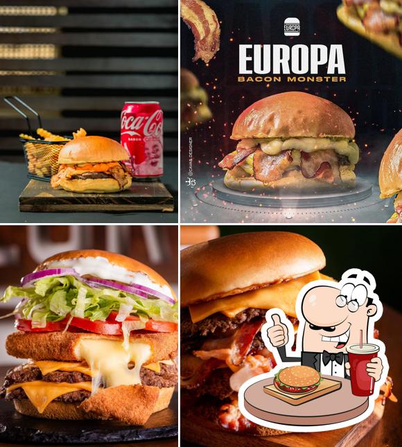 Hambúrguer em Europa Lanches Burger