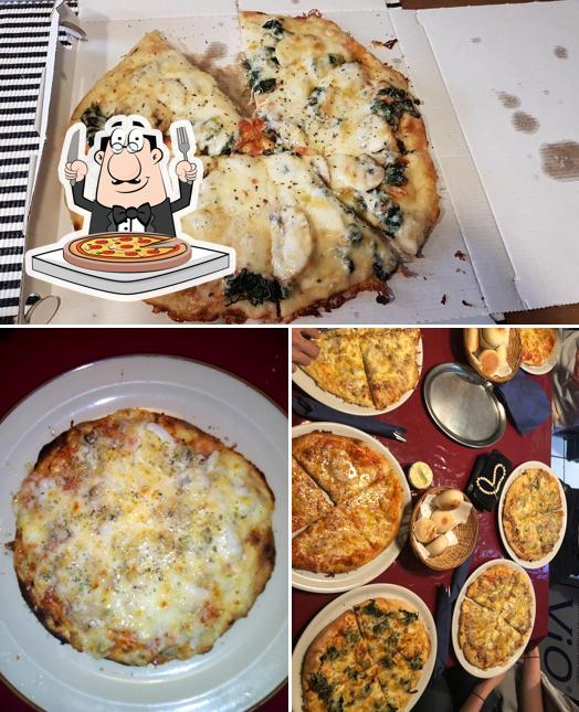 Probiert eine Pizza bei Pizzeria Sicilia bei Mario & Tina