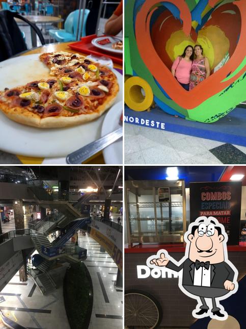 O interior do Domino's Pizza - Aeroporto Recife