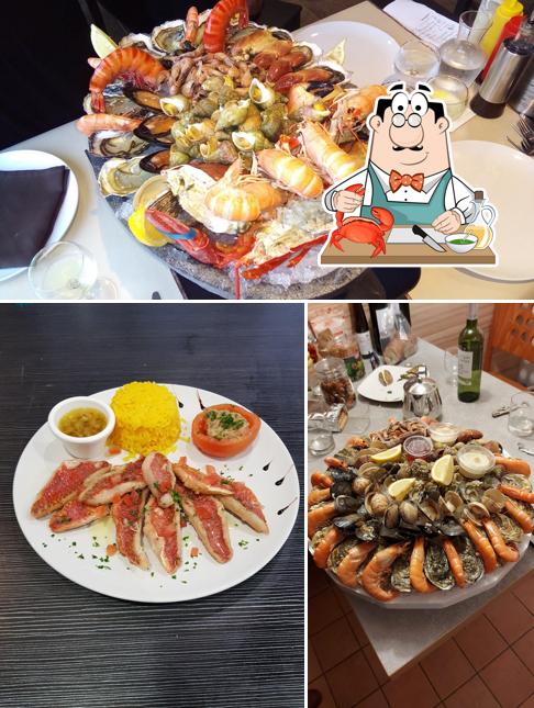 Choisissez de nombreux repas à base de fruits de mer disponibles à Les Délices de la Mer