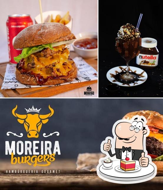 Moreira Burgers Express oferece uma escolha de pratos doces